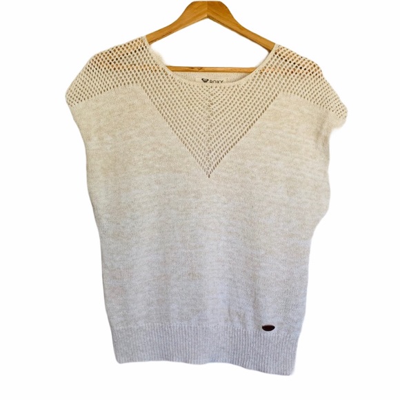 Roxy Quicksilver Sleeveless Sweater Top 100%Cotton